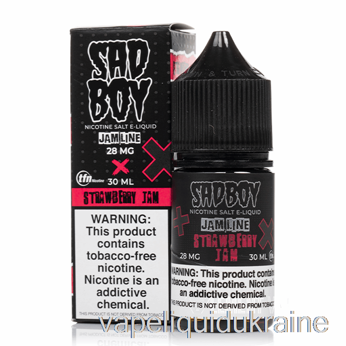Vape Liquid Ukraine Strawberry Jam - Sadboy Salts - 30mL 28mg